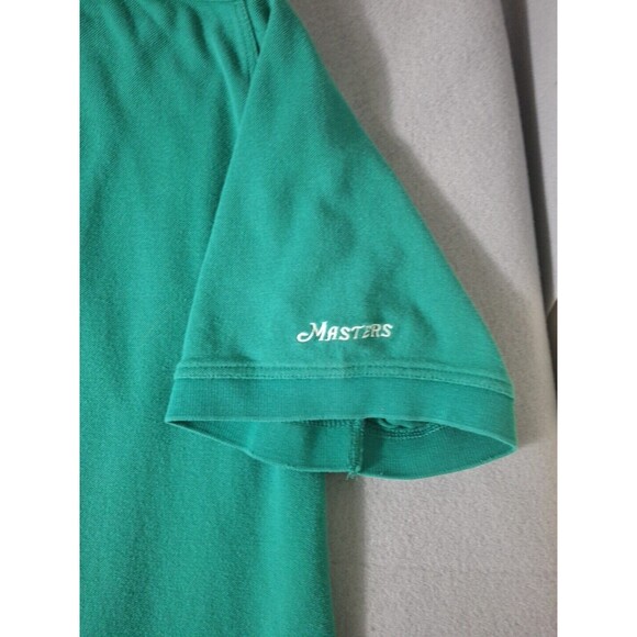 Masters Collection Polo Shirt Mens XL Green Golf Short Sleeve Logo Augusta - Picture 3 of 7